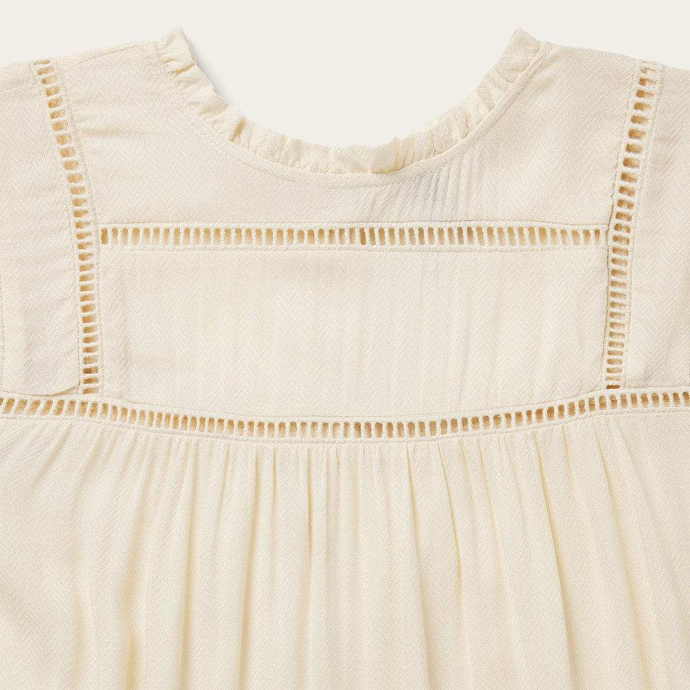 Stetson Cream Herringbone Blouse - Stetson - Flyclothing LLC