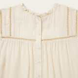 Stetson Cream Herringbone Blouse - Stetson - Flyclothing LLC