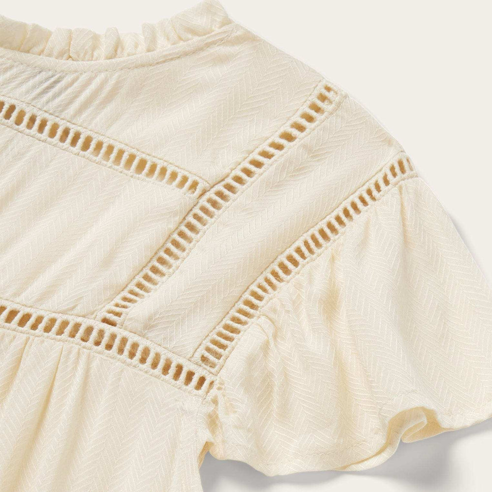 Stetson Cream Herringbone Blouse - Stetson - Flyclothing LLC