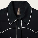 Stetson Black Sleeveless Western Shirt - Stetson - Flyclothing LLC