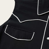 Stetson Black Sleeveless Western Shirt - Stetson - Flyclothing LLC