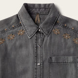 Stetson Embroidered Snap Front Shirt Dress - Stetson - Flyclothing LLC