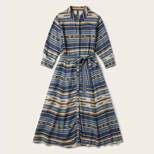Stetson Indigo Serape Print Dress - Stetson - Flyclothing LLC