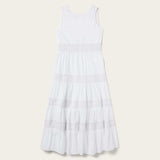 Stetson White Cotton Lawn Sleeveless Dress - Stetson - Flyclothing LLC