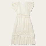 Stetson Cream Herringbone Dress - Stetson - Flyclothing LLC