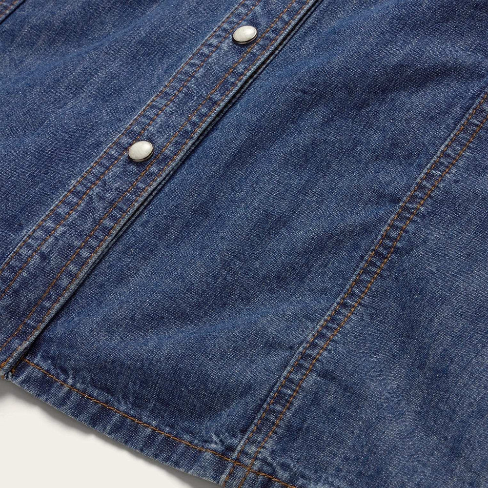 Stetson Dark Blue Denim Shirt Dress - Stetson - Flyclothing LLC
