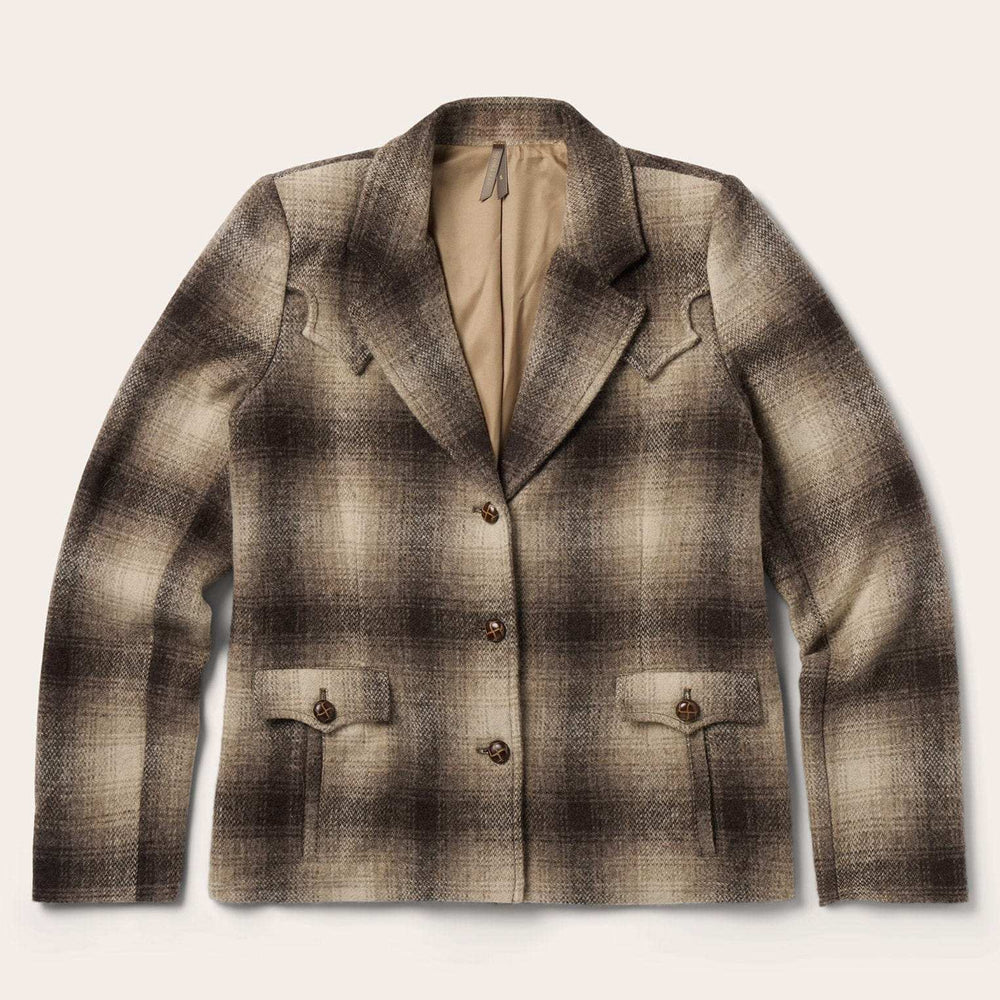 Stetson Wool Plaid Western Blazer - Stetson - Flyclothing LLC