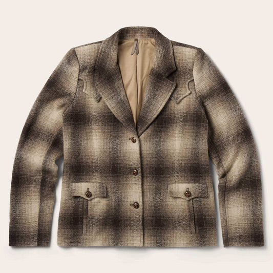 Stetson Wool Plaid Western Blazer - Stetson - Flyclothing LLC