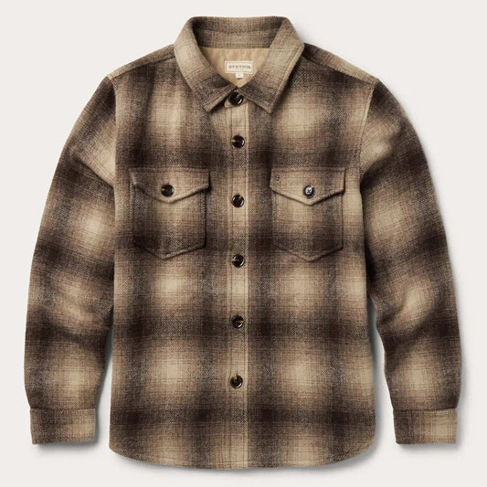 Stetson Wool Plaid Shirt Jacket - Stetson - Flyclothing LLC
