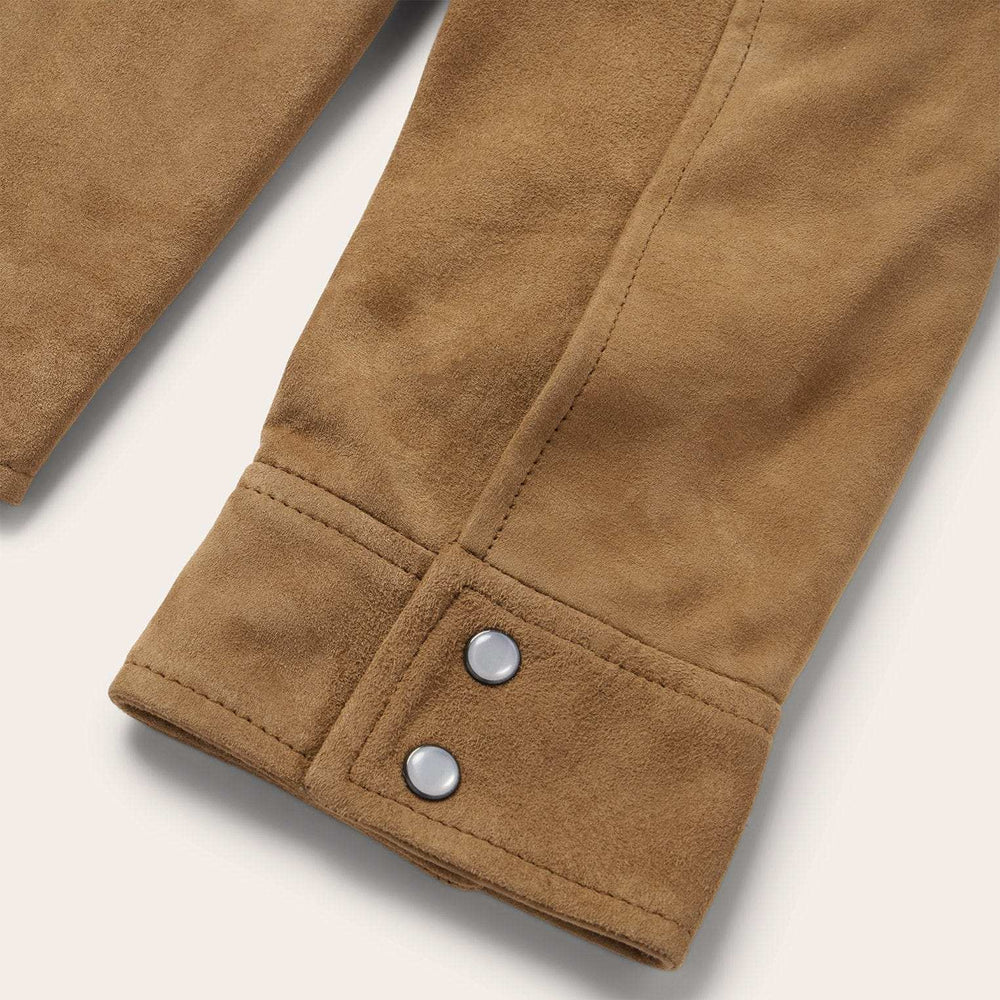 Stetson Suede Leather Shirt Jacket - Stetson - Flyclothing LLC