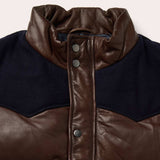 Stetson Quilted Leather Vest - Stetson - Flyclothing LLC