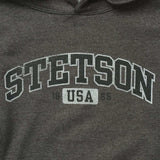 Stetson Charcoal Heather Fleece Hooded Sweatshirt - Stetson - Flyclothing LLC