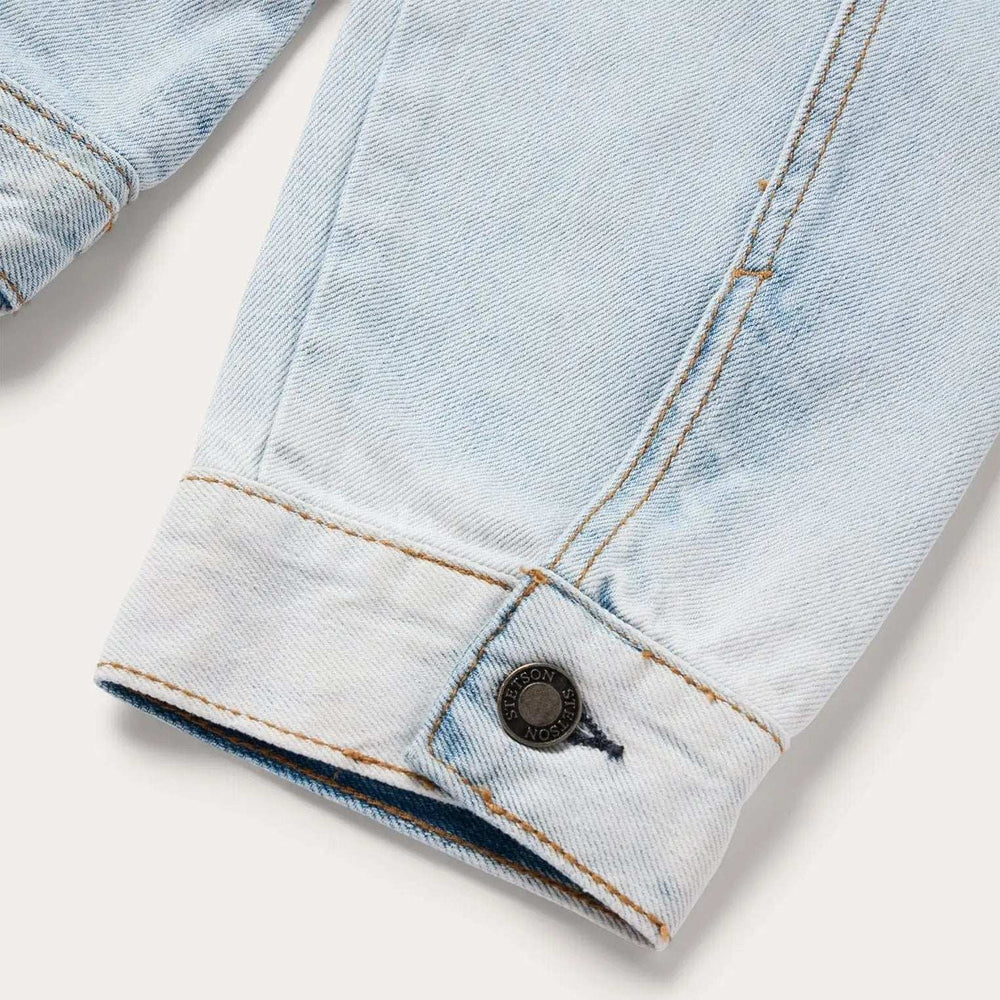 Stetson Light Denim Trucker Jacket - Stetson - Flyclothing LLC