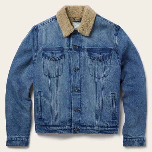 Stetson Denim Sherpa Jacket - Stetson - Flyclothing LLC