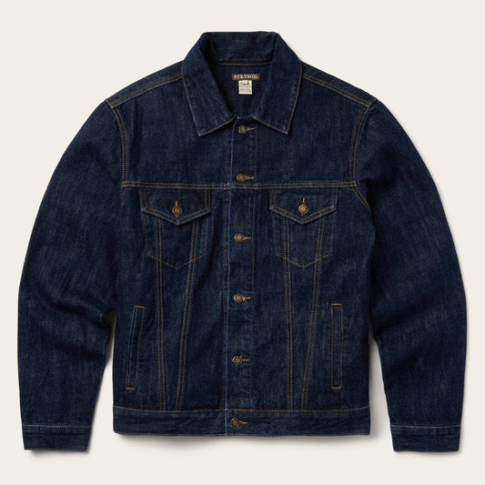 Stetson Raw Denim Trucker Jacket - Stetson - Flyclothing LLC
