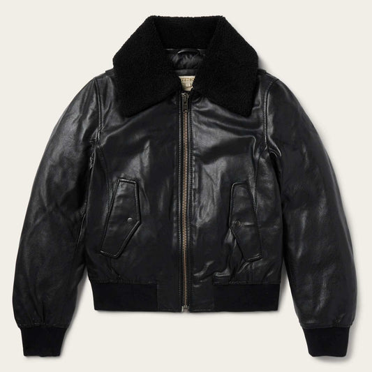 Stetson Leather Bomber Jacket - Stetson - Flyclothing LLC