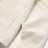 Stetson Embroidered Cream Denim Jacket - Stetson - Flyclothing LLC