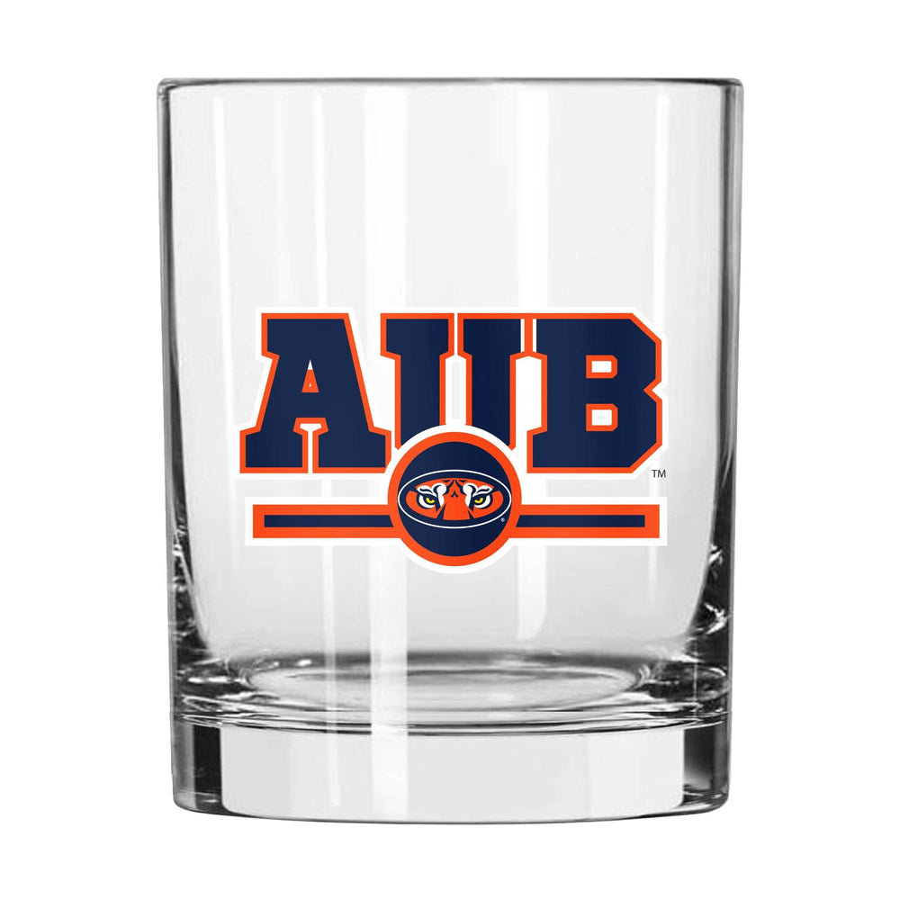 Auburn 14oz Letterman Rocks Glass - Logo Brands - Flyclothing LLC