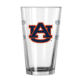 Auburn 16oz Satin Etch Pint Glass - Logo Brands - Flyclothing LLC