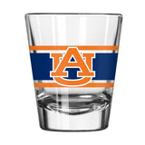 Auburn 2oz Stripe Shot Glass - Logo Brands - Flyclothing LLC