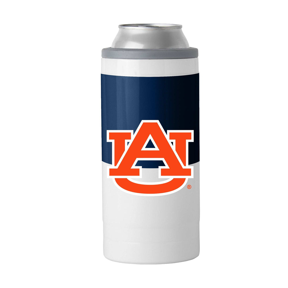 Auburn Colorblock 12oz Slim Can Coolie - Logo Brands - Flyclothing LLC