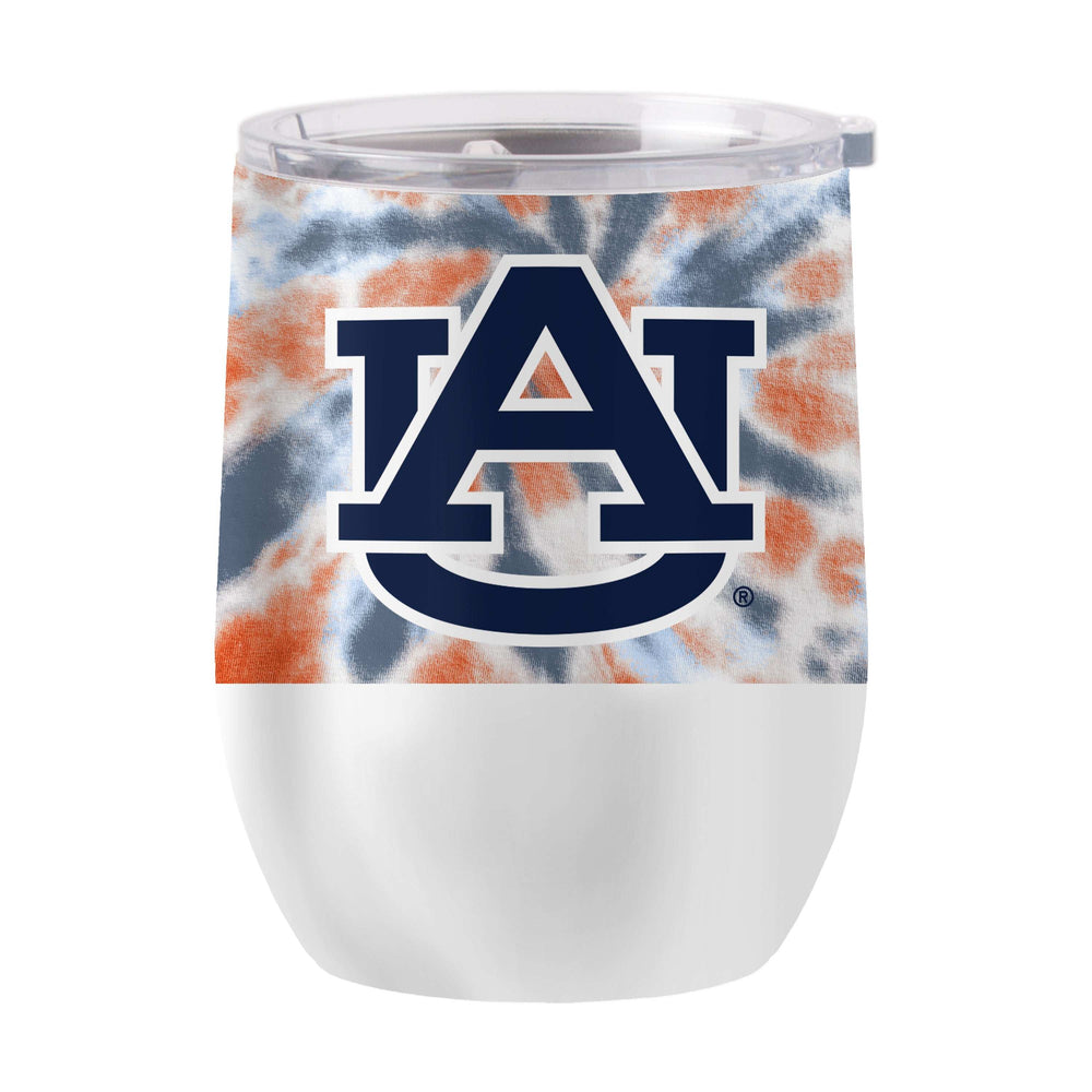 Auburn 16oz Tie Dye Stainless Curved Beverage - Logo Brands - Flyclothing LLC