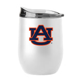 Auburn 16oz Swagger White Powder Coat Curved Beverage - Logo Brands - Flyclothing LLC