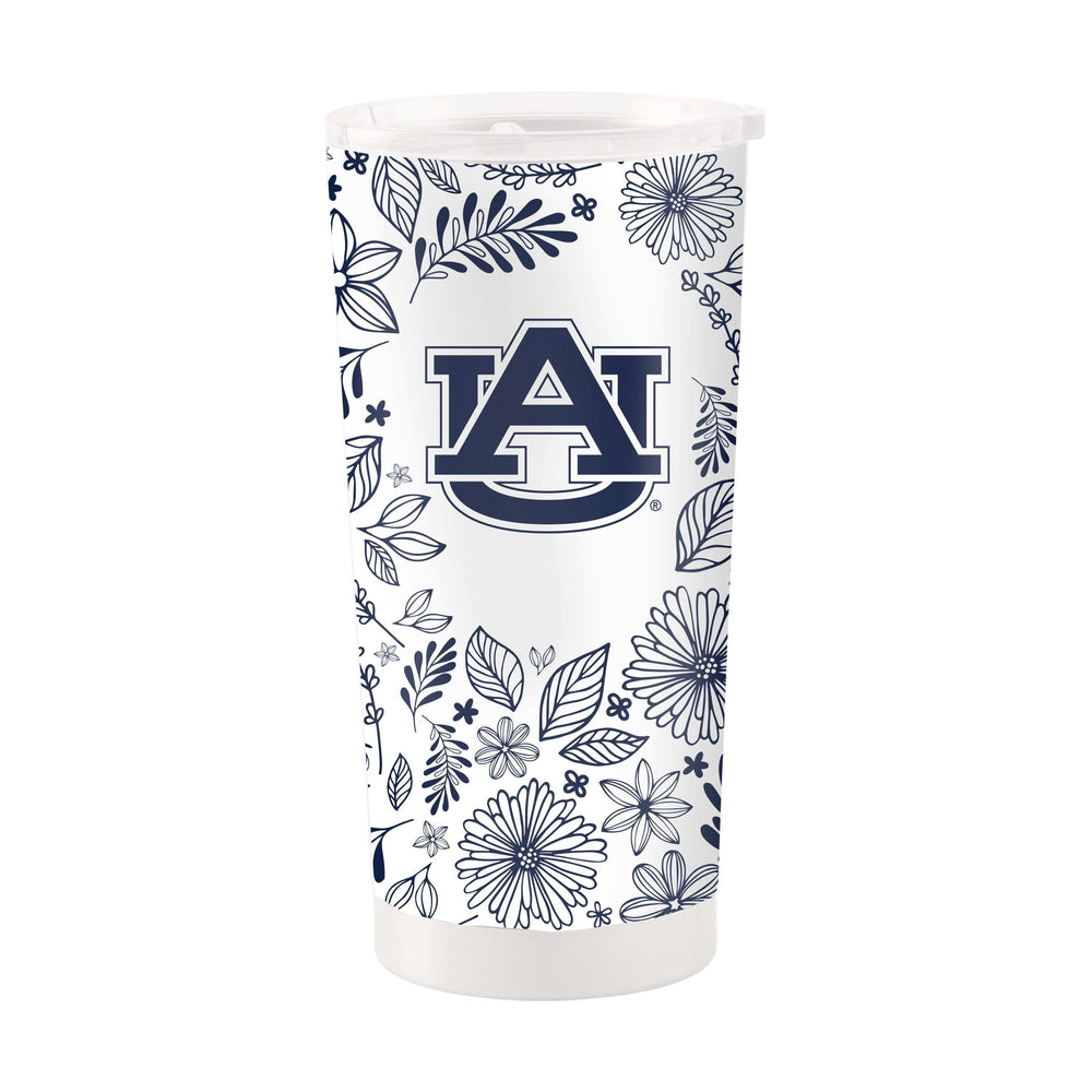Auburn 20oz Botanical Stainless Steel Tumbler - Logo Brands - Flyclothing LLC