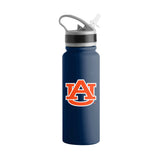 Auburn 25oz Campus Color Letterman Stainless Single Wall Flip Top Bottle - Logo Brands - Flyclothing LLC