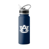 Auburn Logo 25oz Stainless Single Wall Flip Top Bottle - Logo Brands - Flyclothing LLC