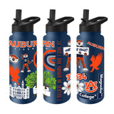 Auburn Navy 34oz Native Quencher Bottle - Logo Brands - Flyclothing LLC