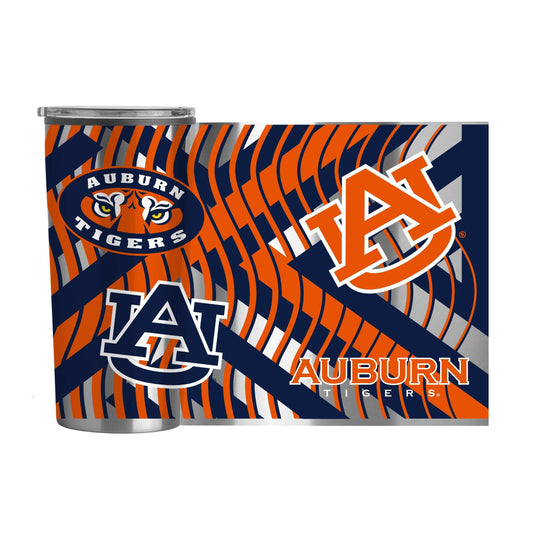 Auburn Flex 20oz Plastic Wall Stainless Tumbler - Logo Brands - Flyclothing LLC