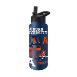 Auburn Vault 34oz Navy Native Quencher Bottle - Logo Brands - Flyclothing LLC