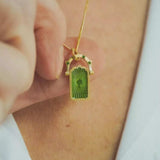 18K Gold-Plated Titanium Steel Pendant Necklace - Trendsi - Flyclothing LLC