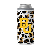 Baylor 12oz Neutral Leopard Slim Can Coolie - Logo Brands - Flyclothing LLC