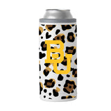 Baylor 12oz Neutral Leopard Slim Can Coolie - Logo Brands - Flyclothing LLC