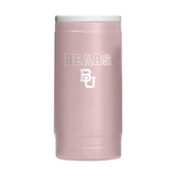Baylor 12oz Stencil Powder Coat Slim Can Coolie - Logo Brands - Flyclothing LLC