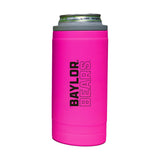 Baylor 12oz Electric Stacked Soft Touch Slim Coolie - Logo Brands - Flyclothing LLC