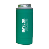 Baylor 12oz Optic Stacked Soft Touch Slim Coolie - Logo Brands - Flyclothing LLC