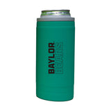Baylor 12oz Optic Stacked Soft Touch Slim Coolie - Logo Brands - Flyclothing LLC