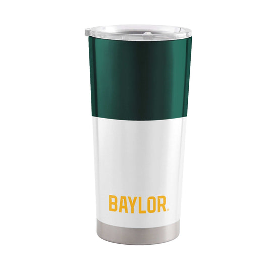 Baylor Colorblock 20oz Stainless Tumbler - Logo Brands - Flyclothing LLC