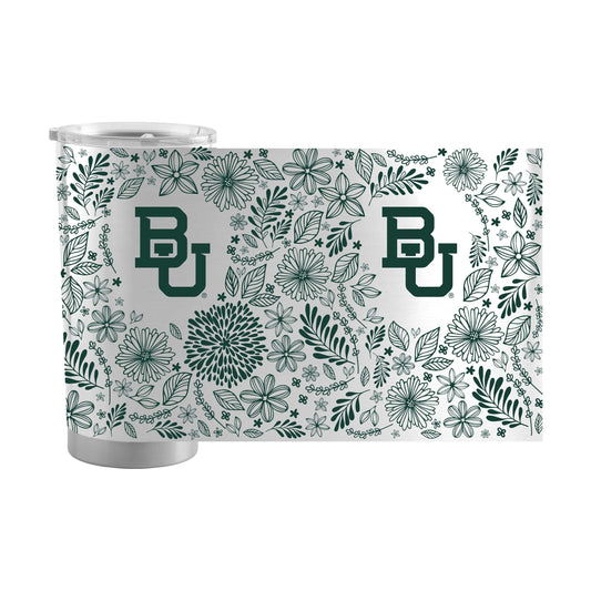 Baylor 20oz Botanical Stainless Steel Tumbler - Logo Brands - Flyclothing LLC