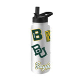 Baylor 34oz White Dreamweave Quencher Bottle - Logo Brands - Flyclothing LLC