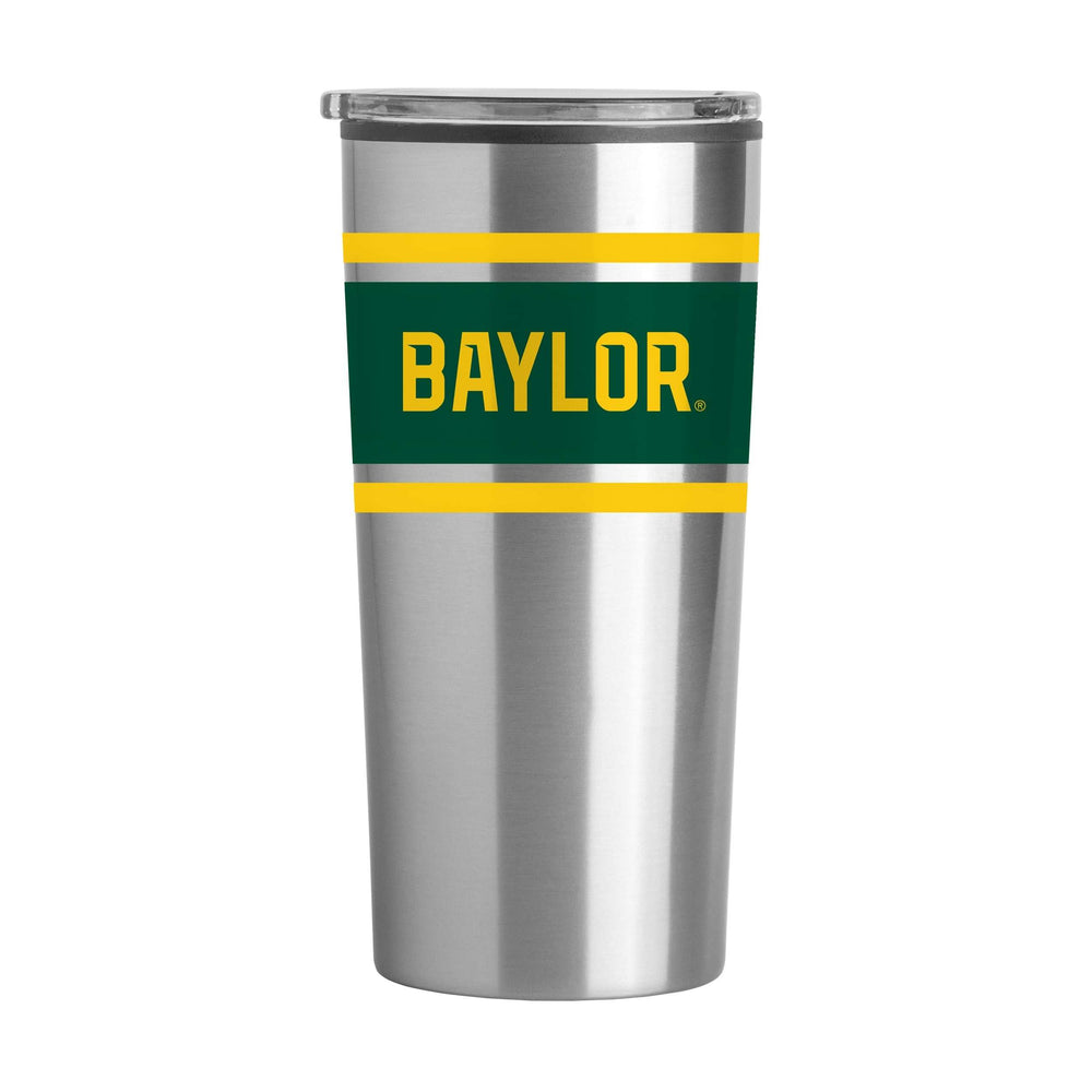Baylor Stripe 20 oz Fusion Tumbler - Logo Brands - Flyclothing LLC