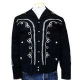 Rockmount Ranch Ware Men's Vintage Western Bolero Jacket with White Rope Embroidery - Rockmount Clothing - Flyclothing LLC