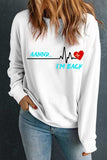 Graphic Round Neck Long Sleeve Sweatshirt - Trendsi - Flyclothing LLC