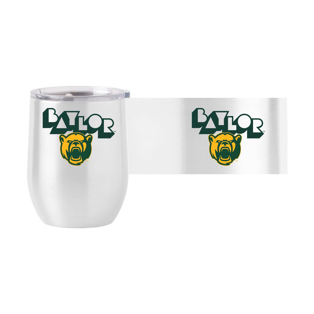 Baylor 16oz Arcade Stainless Curved Beverage - Logo Brands - Flyclothing LLC