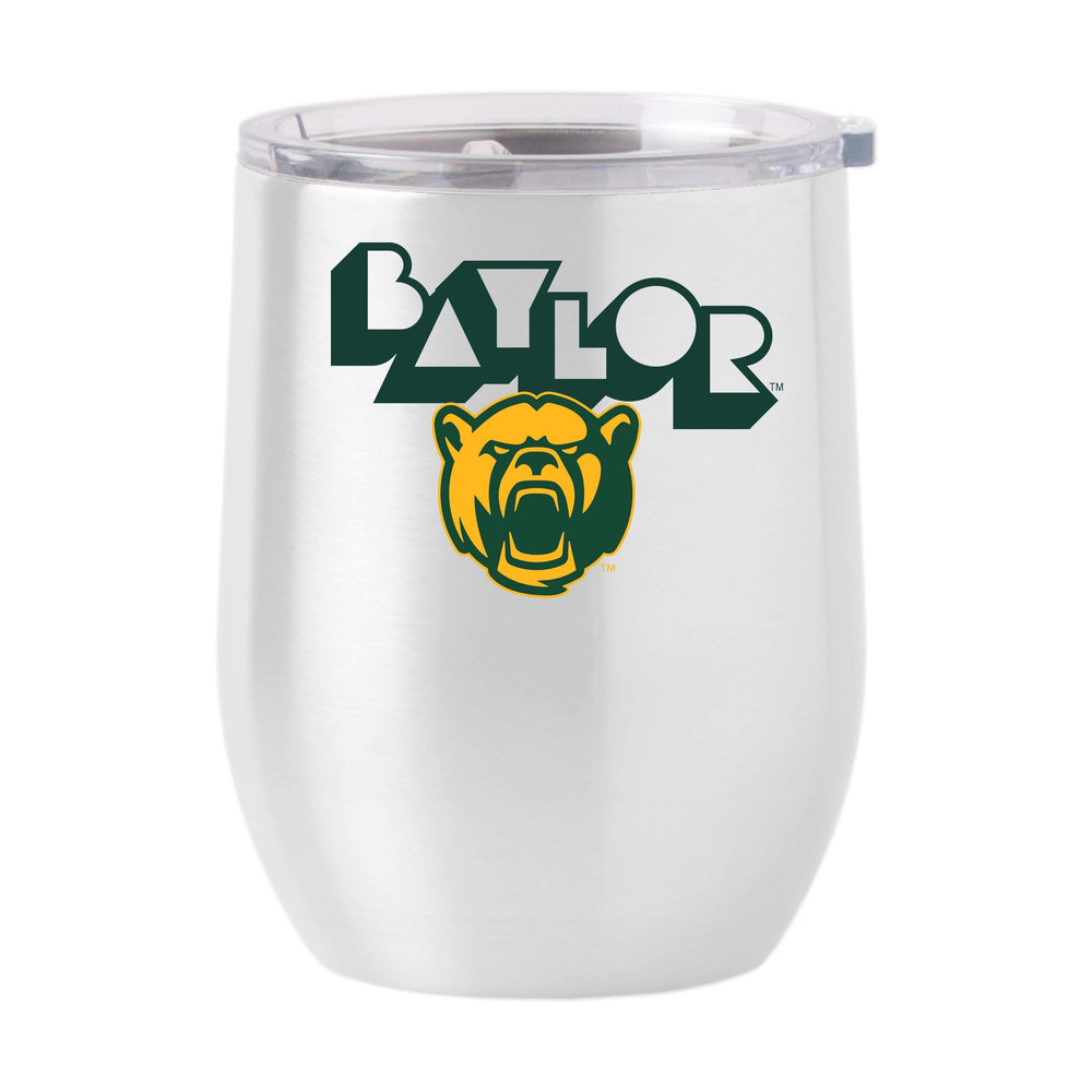 Baylor 16oz Arcade Stainless Curved Beverage - Logo Brands - Flyclothing LLC