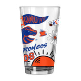Boise State 16oz Native Pint Glass - Logo Brands - Flyclothing LLC