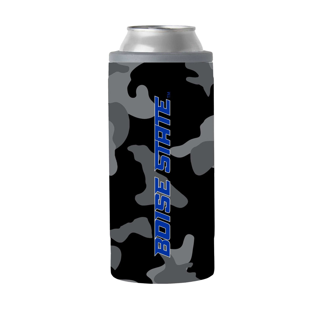 Boise State Black Camo 12oz Slim Can Coolie - Logo Brands - Flyclothing LLC